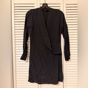 All Saints Black Long Sleeve Dress